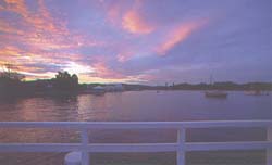 Sunset over the Bay